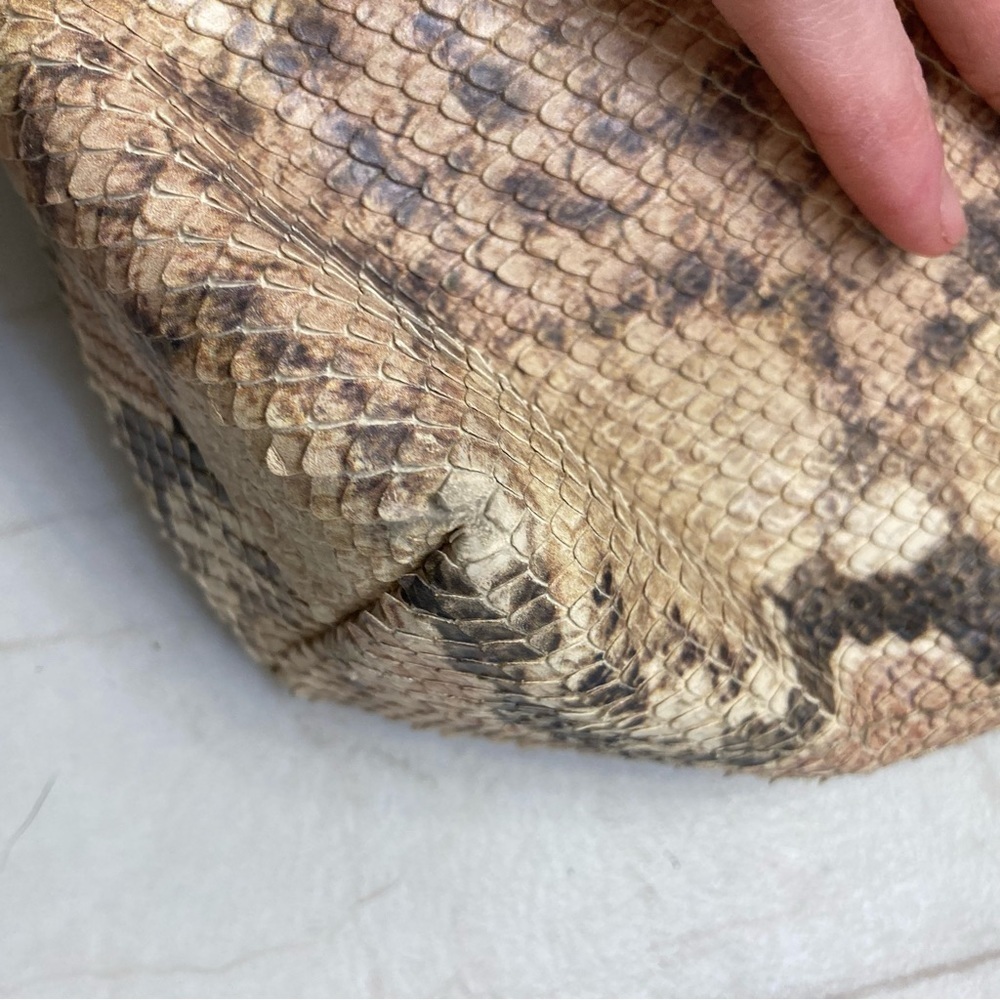 Madewell python snake embossed transporter two wa… - image 10